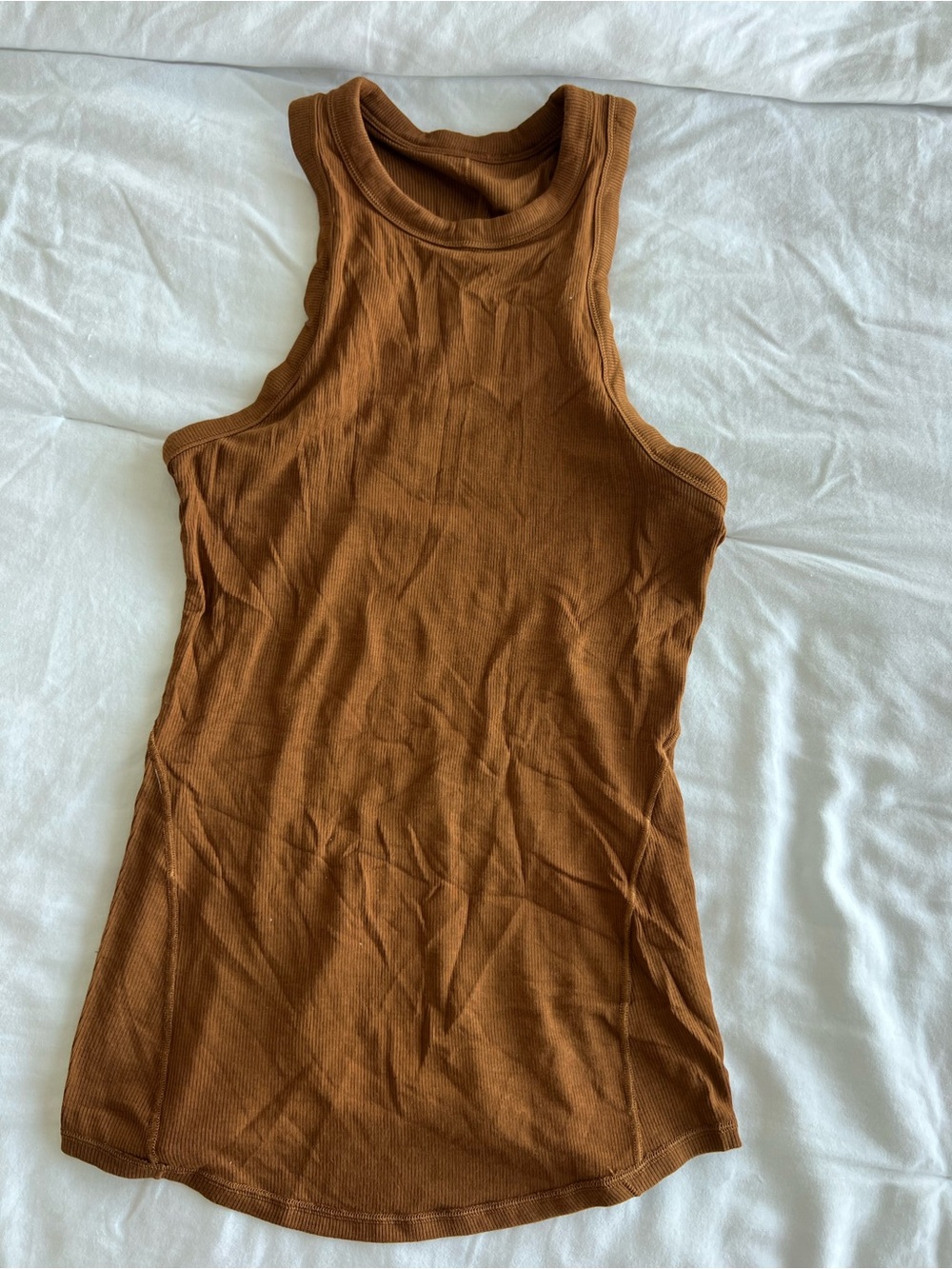 lululemon athletica Ribbed Scoop Tank - Brown